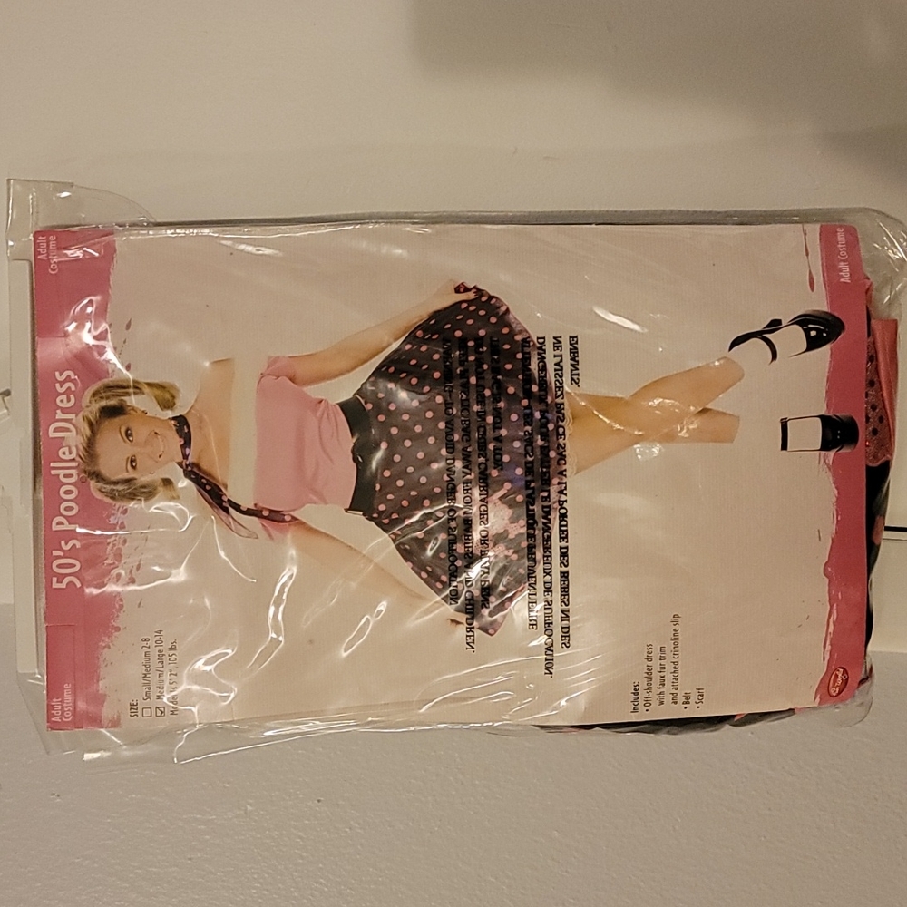 Women's poodle dress costume